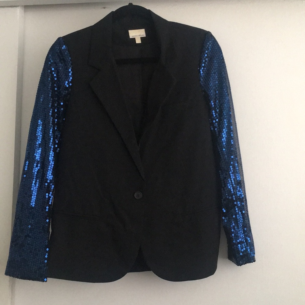 Heritage sequin sleeve blazer
